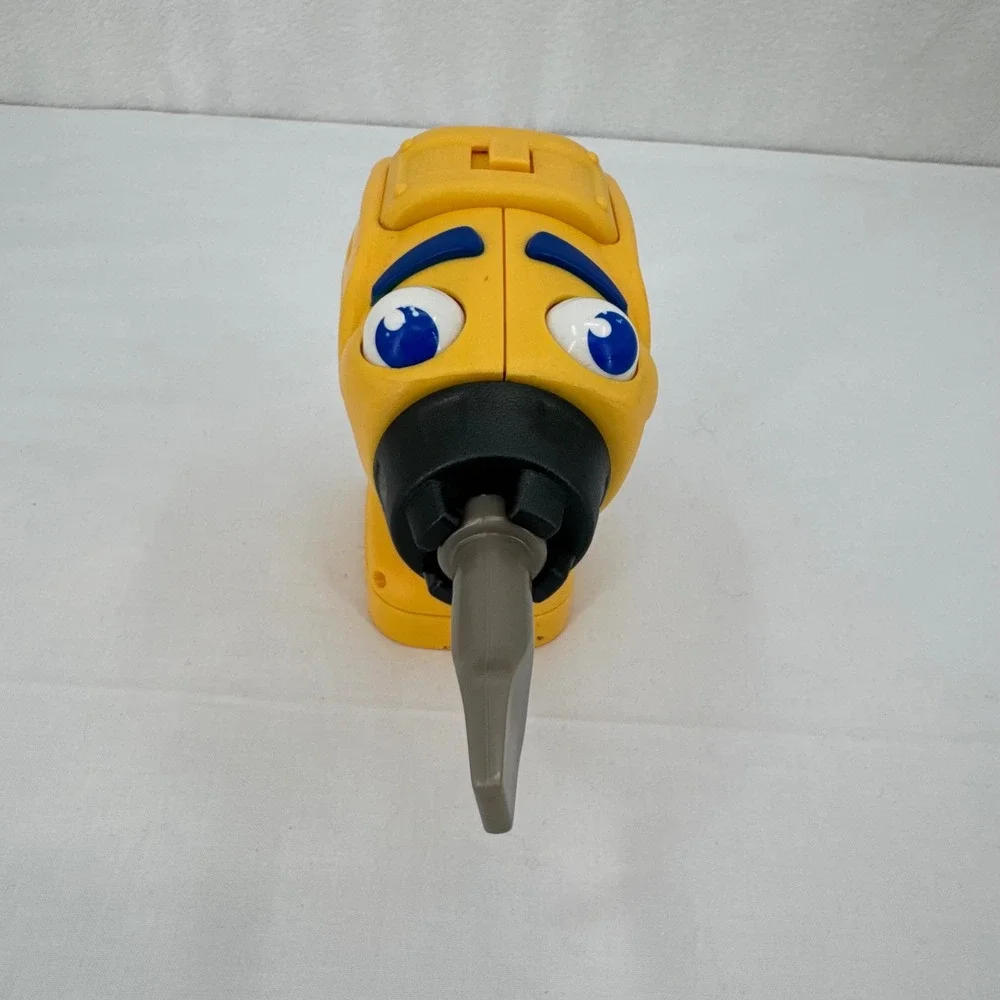 Vtg 2000s Playskool Cool Crew Phil the Drill Toy Tool Interactive Pretend Play